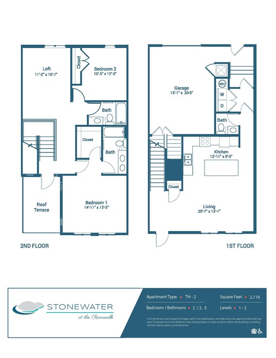 Townhome 2 Floor Plan Image